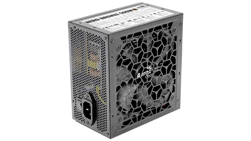 Tápegység Aerocool AERO Bronze 500W 12cm ATX BOX 80+ Bronz