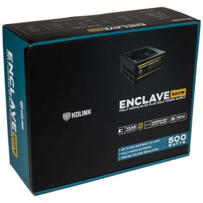 Tápegység Kolink Enclave 500W 12cm ATX BOX 80+ Gold Moduláris