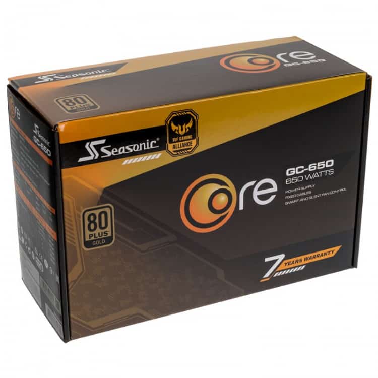 Tápegység Seasonic G12 GC-650 650W 12cm ATX BOX 80+ Gold