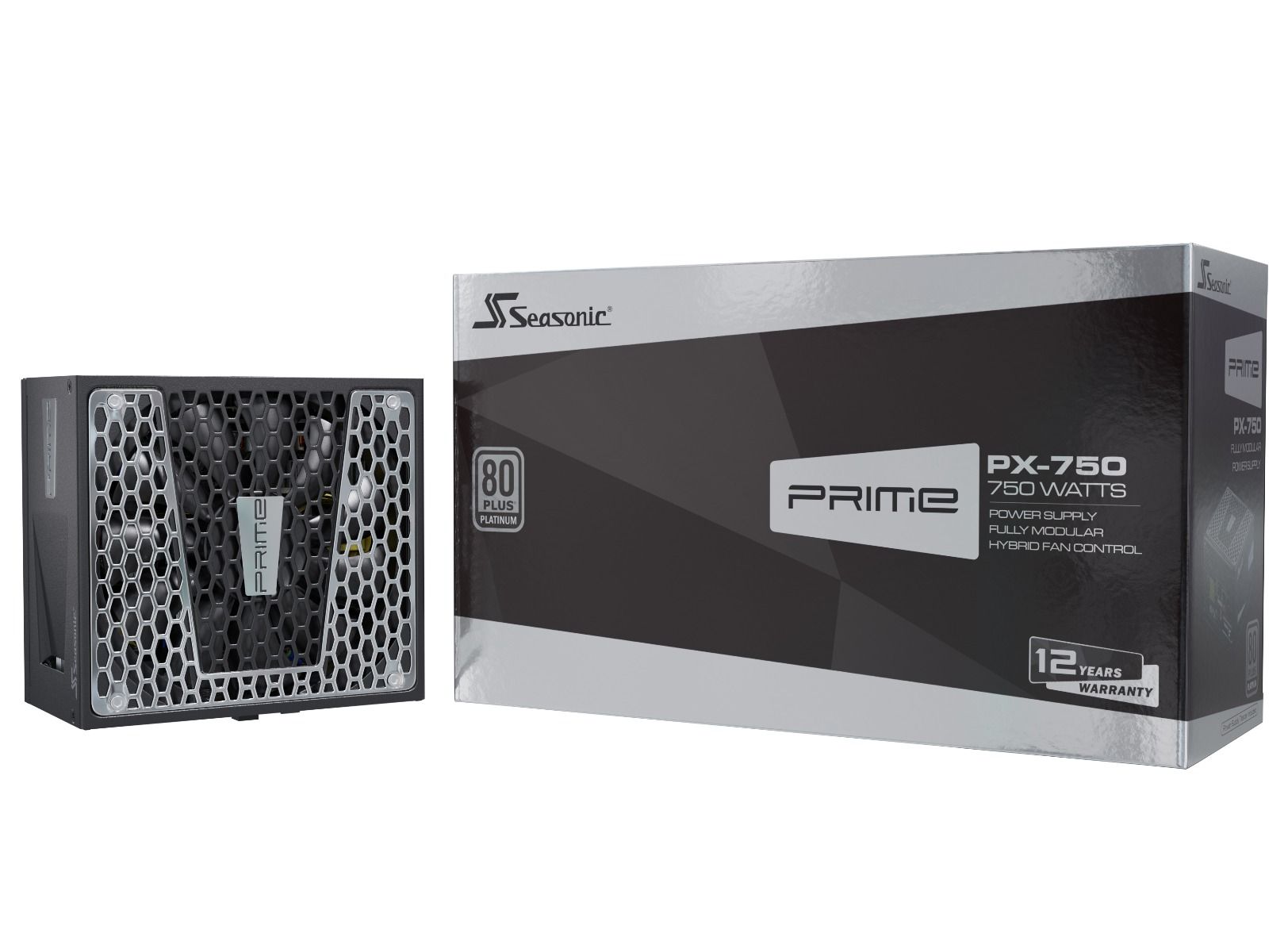Tápegység Seasonic Prime PX-750 750W 14cm ATX BOX 80+ Platinum Moduláris