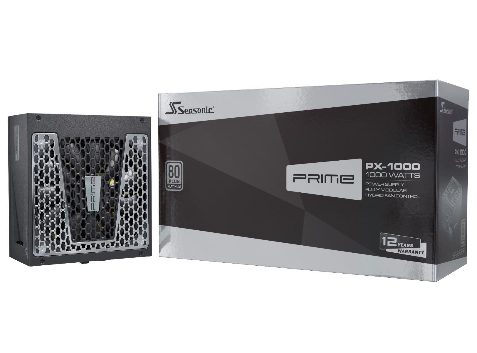 Tápegység Seasonic Prime PX-1000 1000W 14cm ATX BOX 80+ Platinum Moduláris