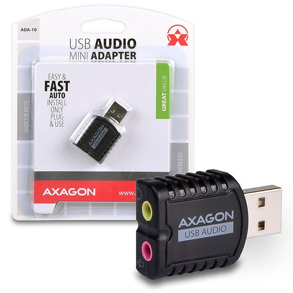 Hangkártya USB Axagon ADA-10 Stereo