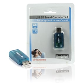 Hangkártya USB Konig CMP-SOUNDUSB12 Stereo