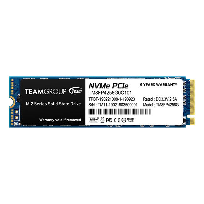 SSD M.2 Team Group 256GB 2280 MP34 NVMe PCI-E Gen3