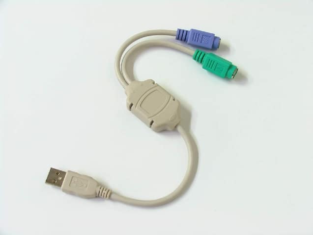 Kábel USB Átalakító Value USB 2.0 (Male) - 2x PS/2 (Female)