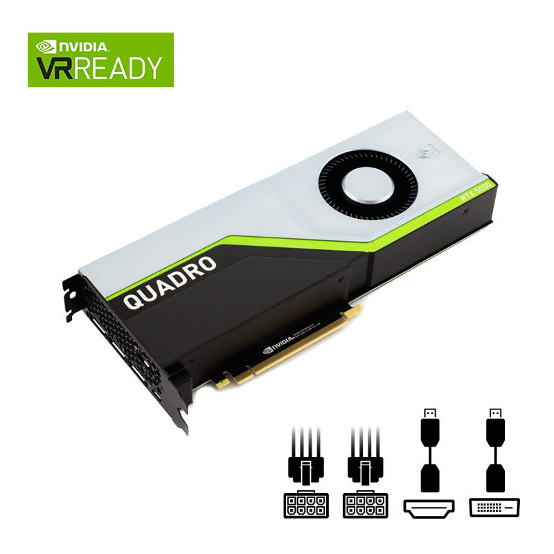 Videókártya PNY Quadro RTX 5000 16GB GDDR6 (4x DP 1.4 + VirtualLinkI)