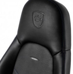 Gamer Szék alkatrész noblechairs ICON PU Fekete/Kék háttámla