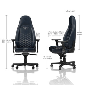 Noblechairs Icon valódi bőr gamer szék