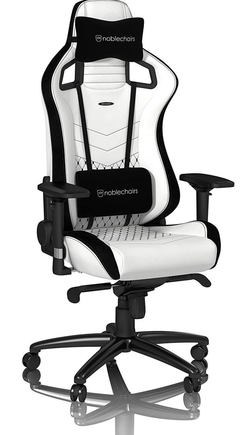 Noblechairs Epic fehér műbőr gamer szék 