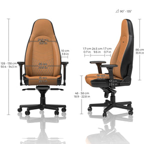 Noblechairs Icon valódi bőr gamer szék