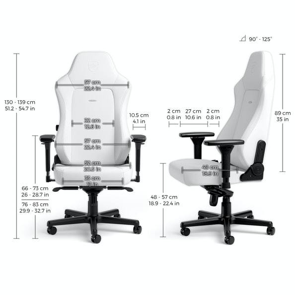 Noblechairs Hero White Edition High-tech műbőr gamer szék