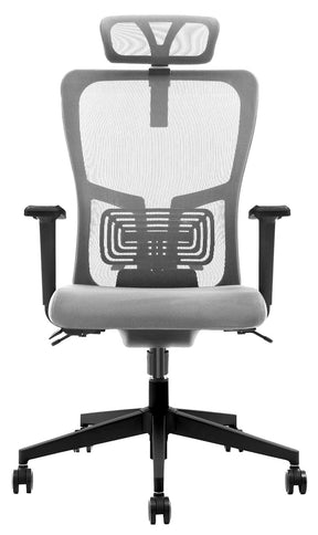 Tucon ergonomikus irodaszék szövet és hálós borítással, beállítható deréktámasz, ülésmélység, fejtámasz és kartámaszok